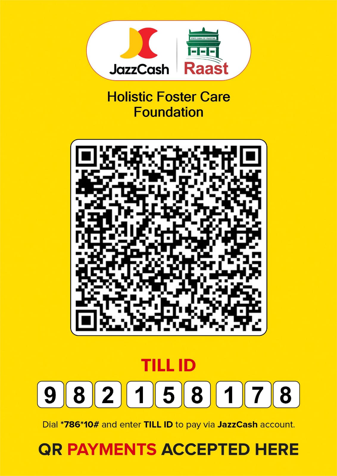 JazzCash and Raast QR Code