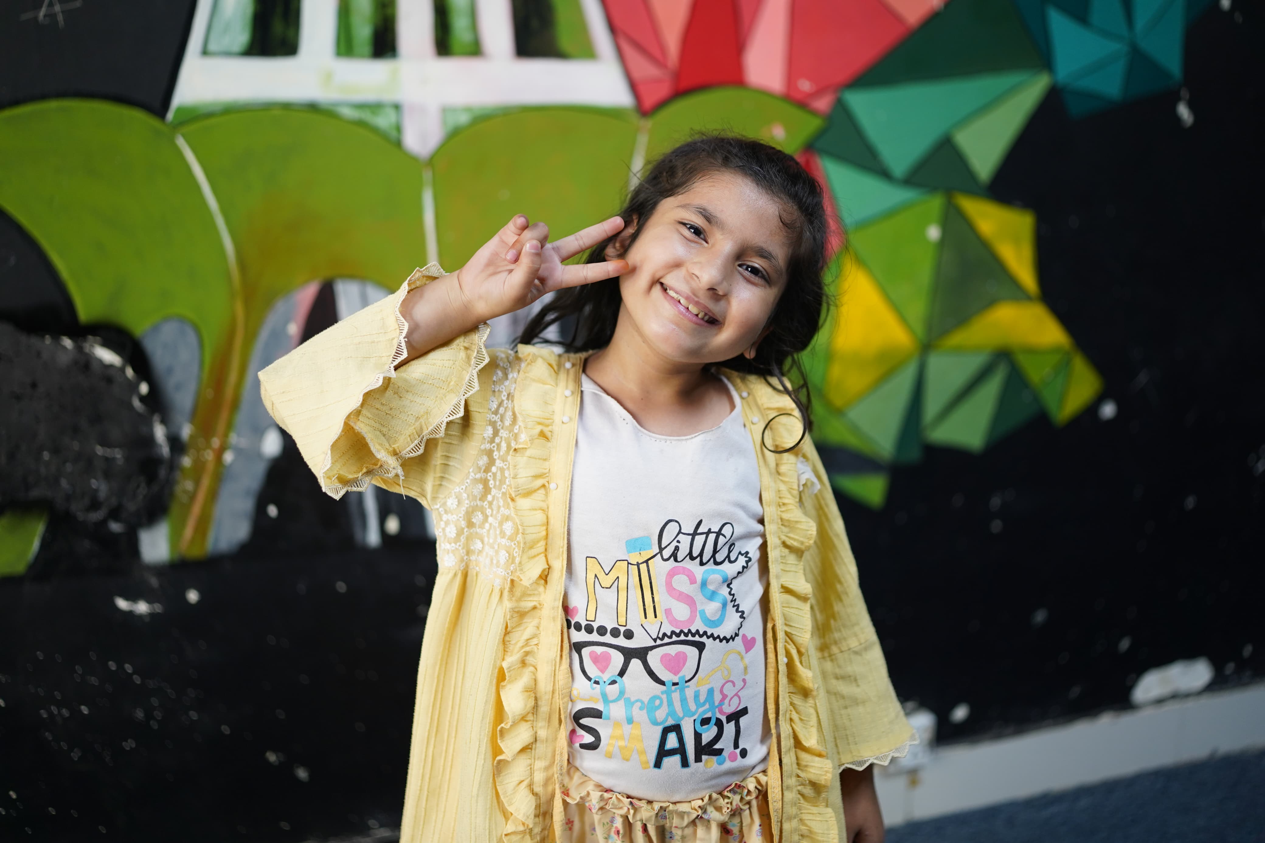 Girls at Holistic Foster Care Foundation learning